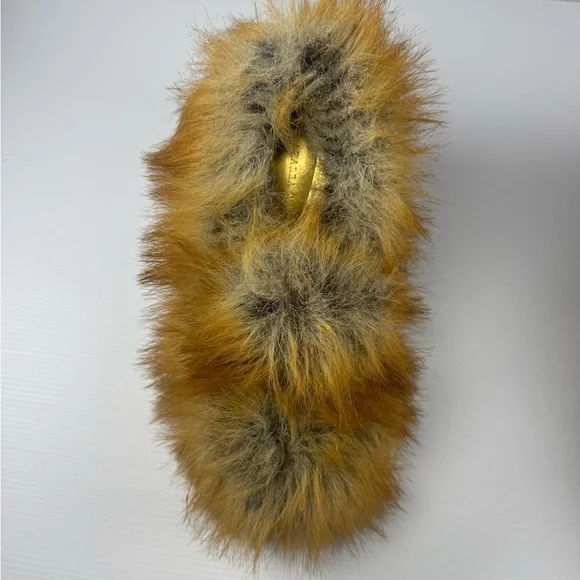 Azalea Wang Jaeke Foxfur Brown Faux Fur Boots Size 8 NIB - Picture 4 of 5